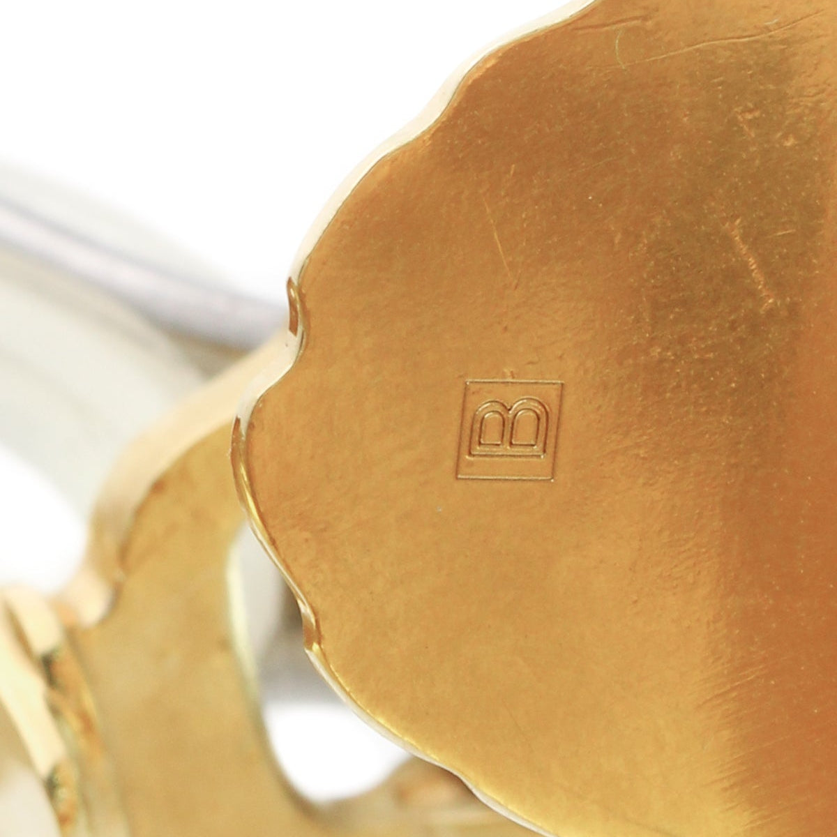 Gucci Cabochon Stone Hoop Clip-On Earrings - Gold