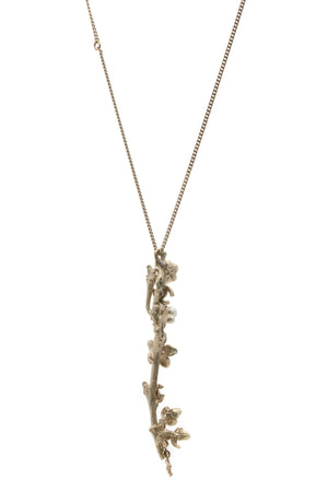 Chanel Flower Branch Necklace - Gold