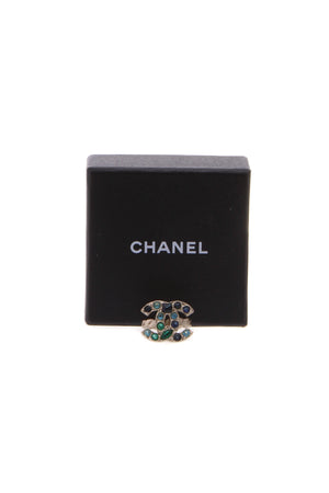 Chanel Multi-Stone Cocktail Ring - Gold Size 6