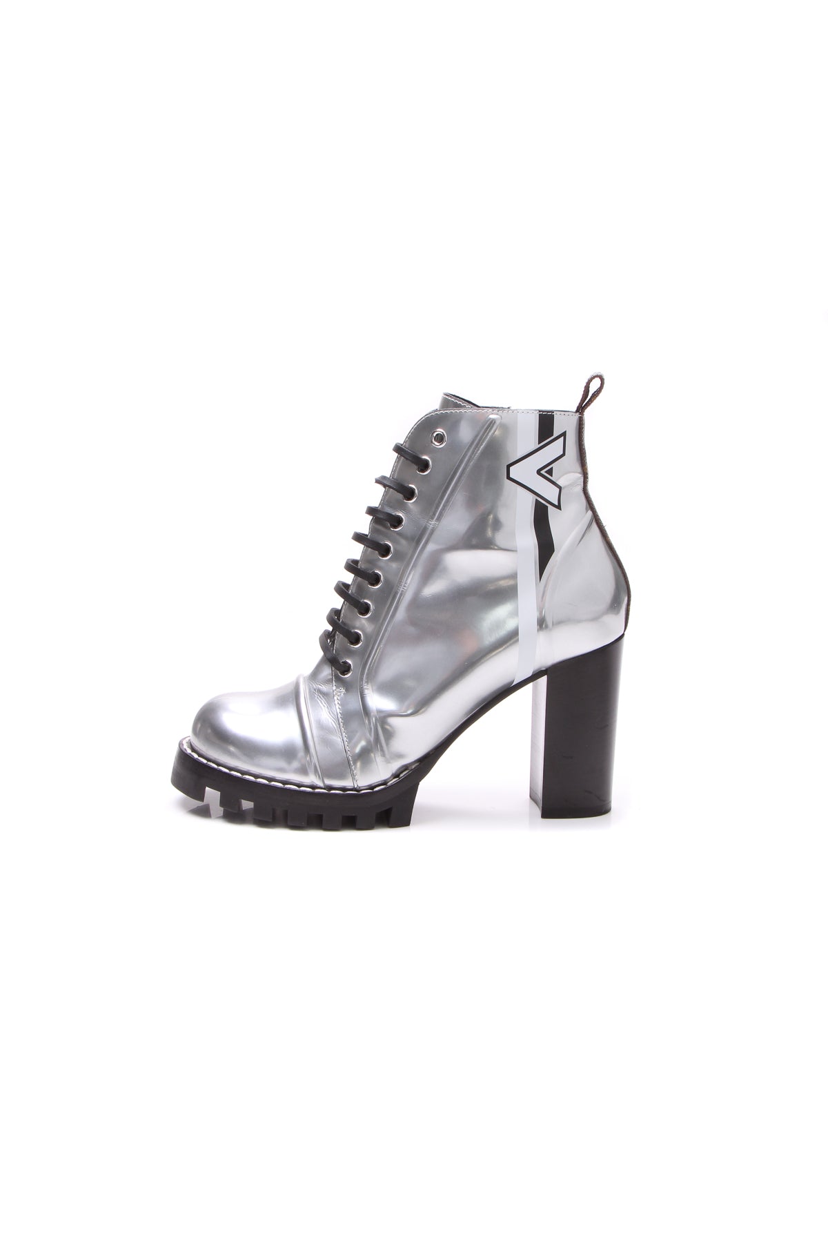 Louis Vuitton Spaceship Star Trail Ankle Boots - Silver Size 39.5 - Couture  USA