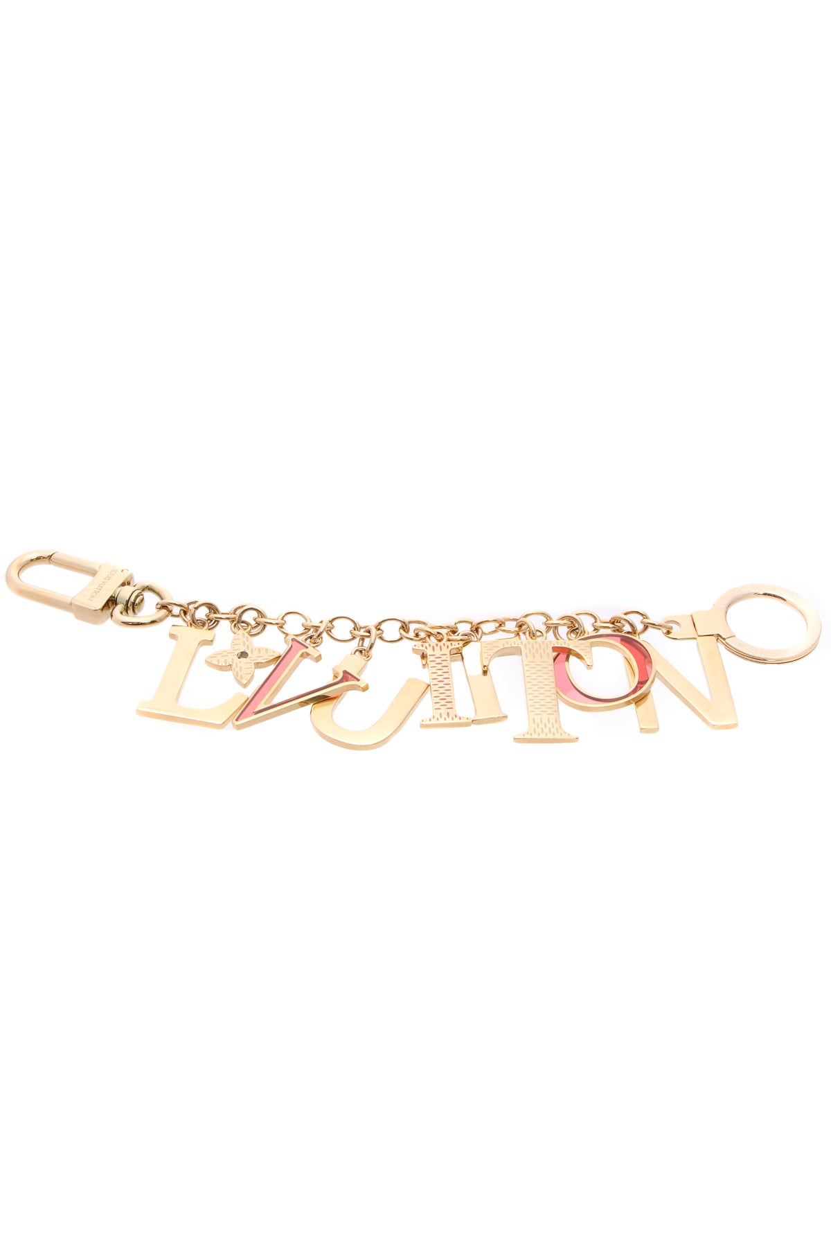 Louis Vuitton LV Logo Bracelet with Backpack Charm