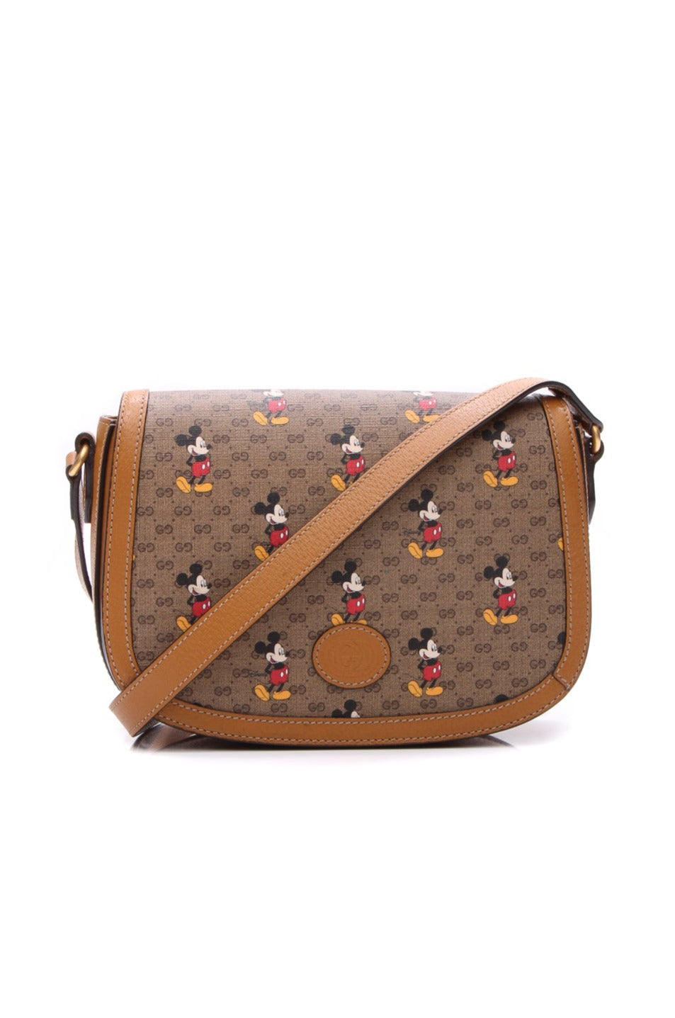Gucci xDisney Mickey Mouse Flap Messenger Bag - Supreme - Couture USA