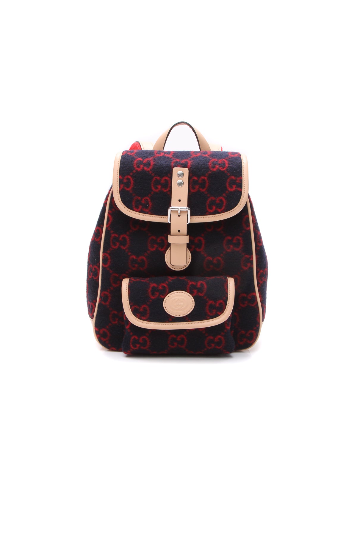 Gucci Wool Children's Backpack - Navy/Red - Couture USA