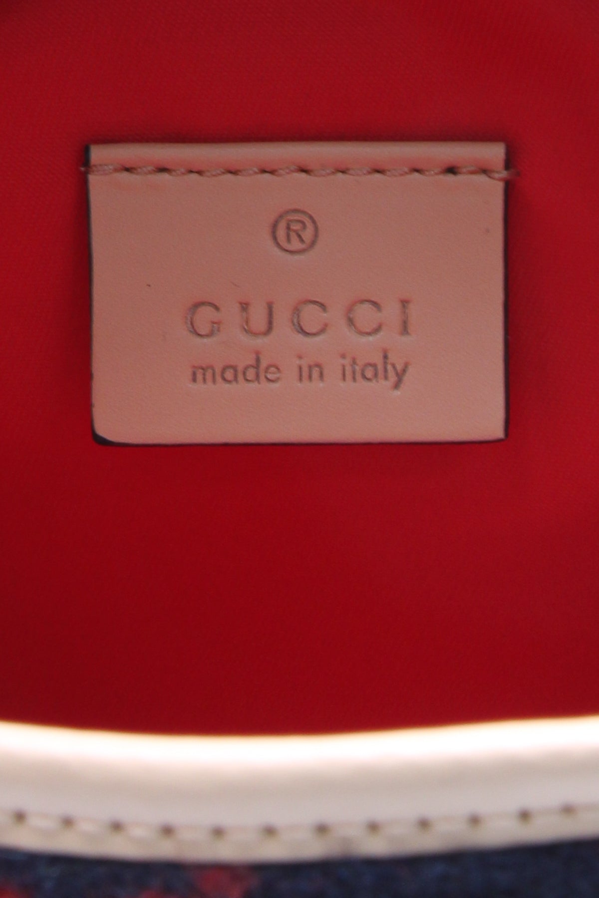 Gucci Wool Children&#39;s Backpack - Navy/Red