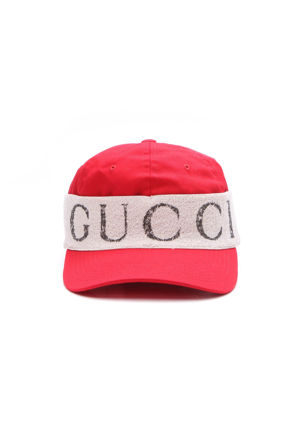 Gucci Terry Cloth Logo Baseball Cap - Size S