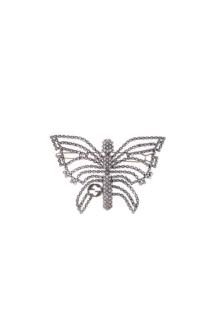 Gucci Crystal Butterfly Hair Barrette Rich text editor