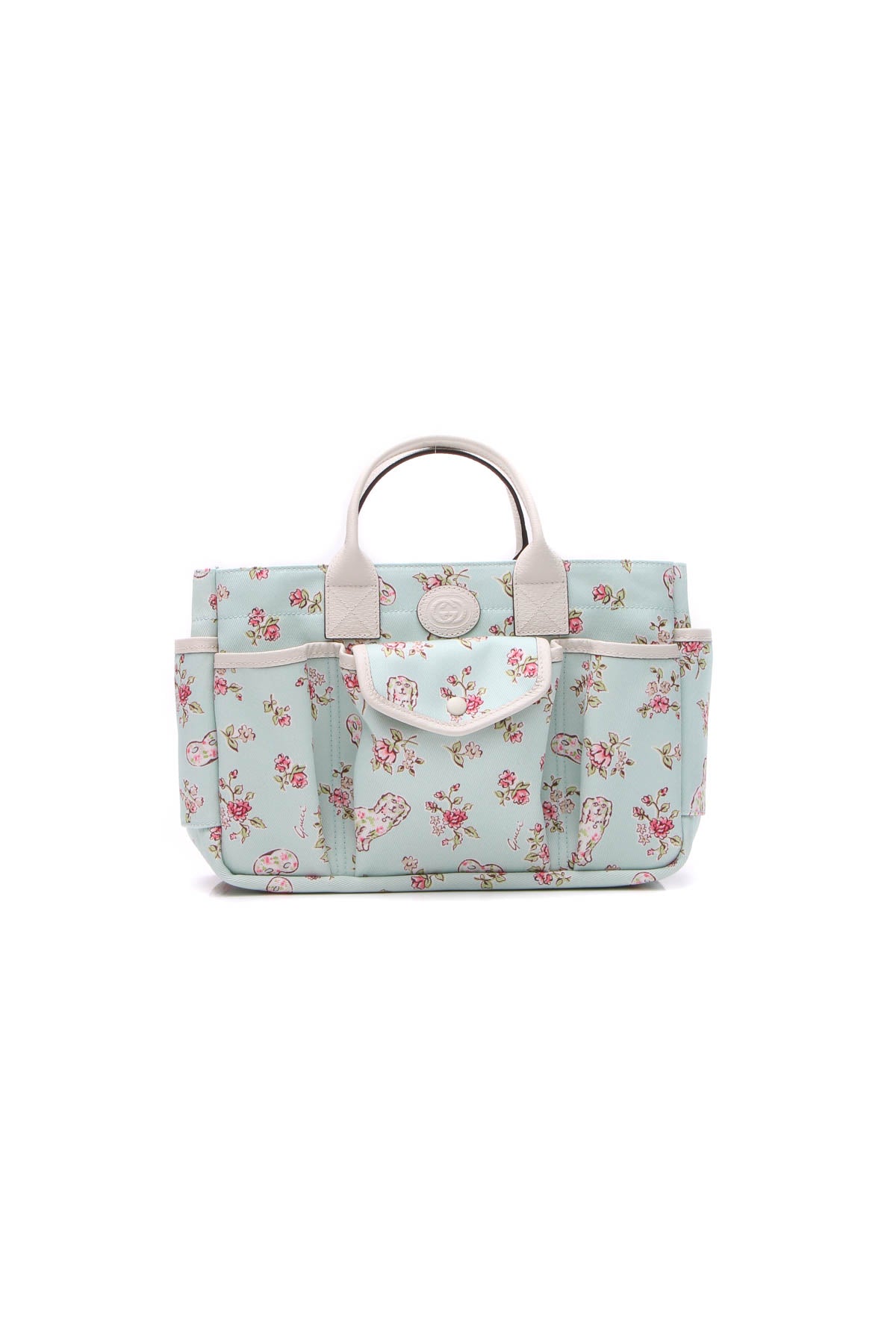 Gucci Children's Floral Print Tote Bag