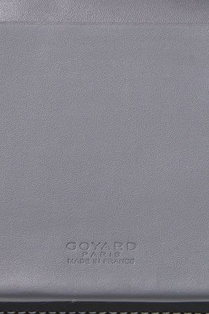 GOYARD White Goyardin Canvas Saint-Lambert Long Wallet AA197