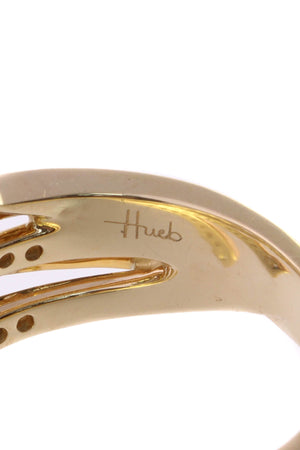 Hueb Emerald & Diamond Mirage Ring - Yellow Gold Size 6.5