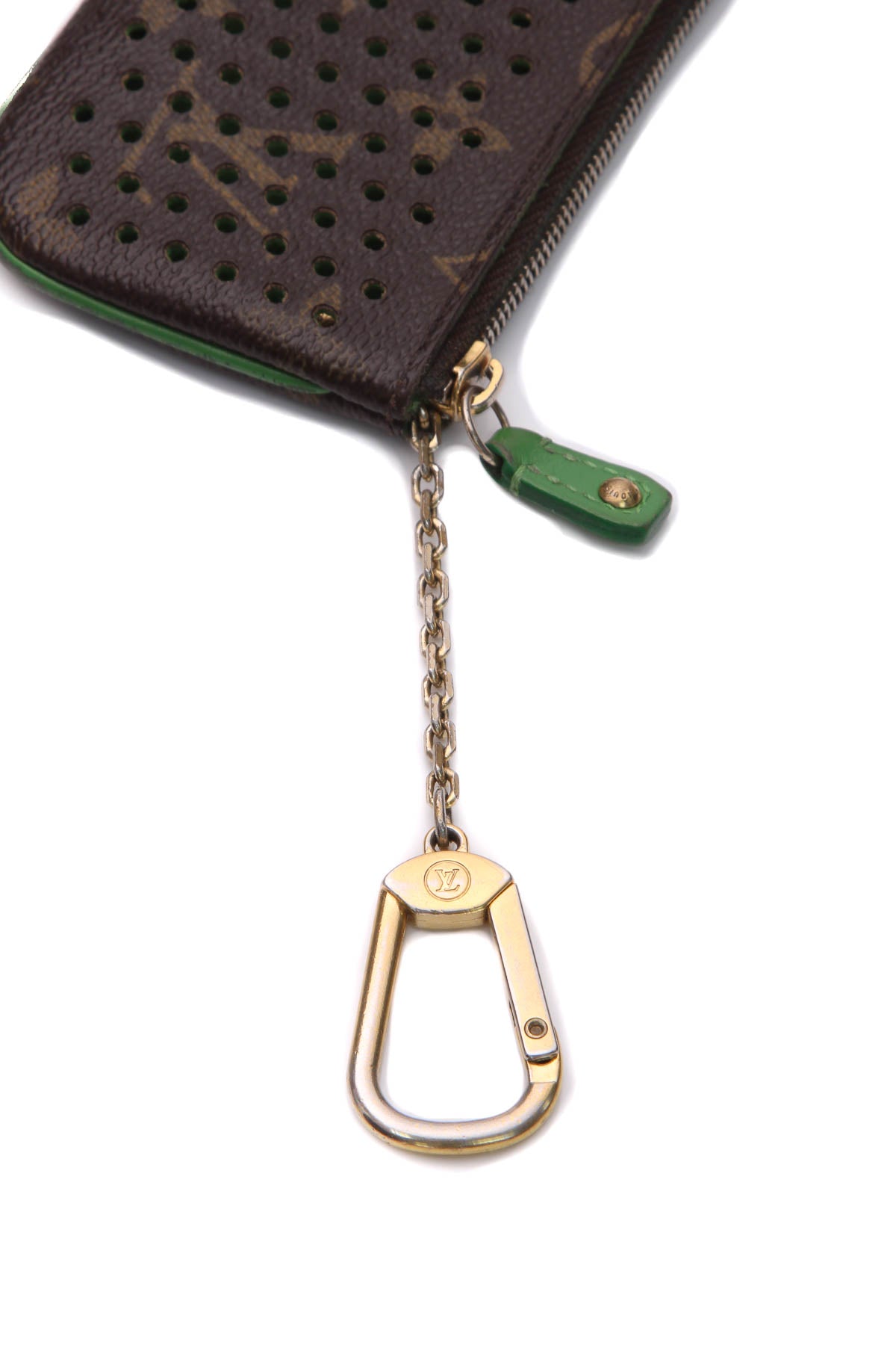 Louis Vuitton Perforated Pochette Cles Key Pouch - Couture USA