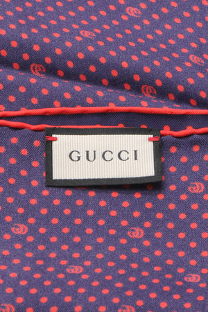 Gucci GG Polka Dot Pocket Square Scarf