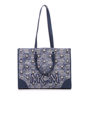 MCM Jacquard Tote Bags