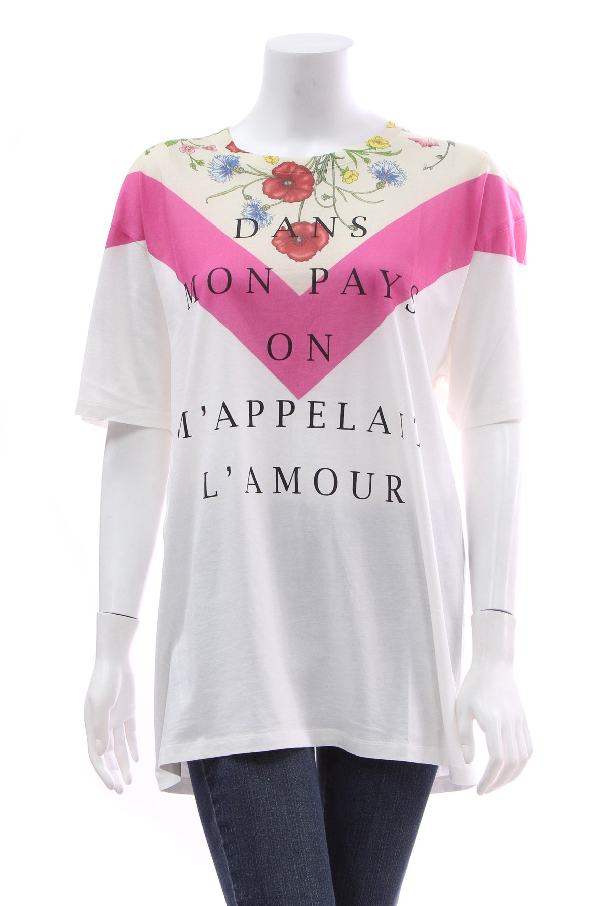Charlotte Bronte desillusion lysere Gucci Floral Printed T-Shirt - Size S - Couture USA
