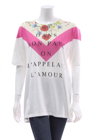 Gucci Floral Printed T-Shirt - Size S