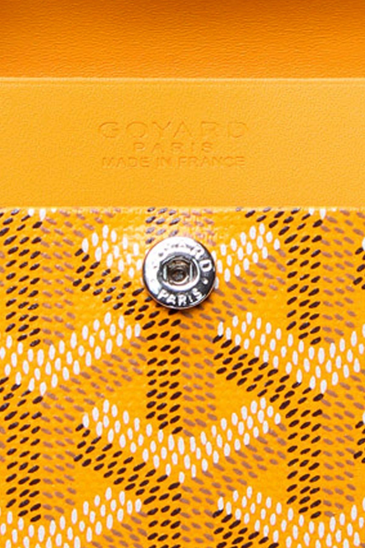 Goyard Yellow Goyard Card Holder
