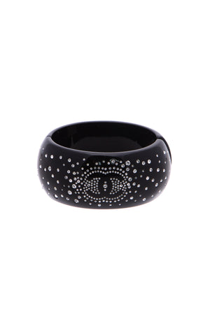 Chanel Crystal CC Cuff Bracelet