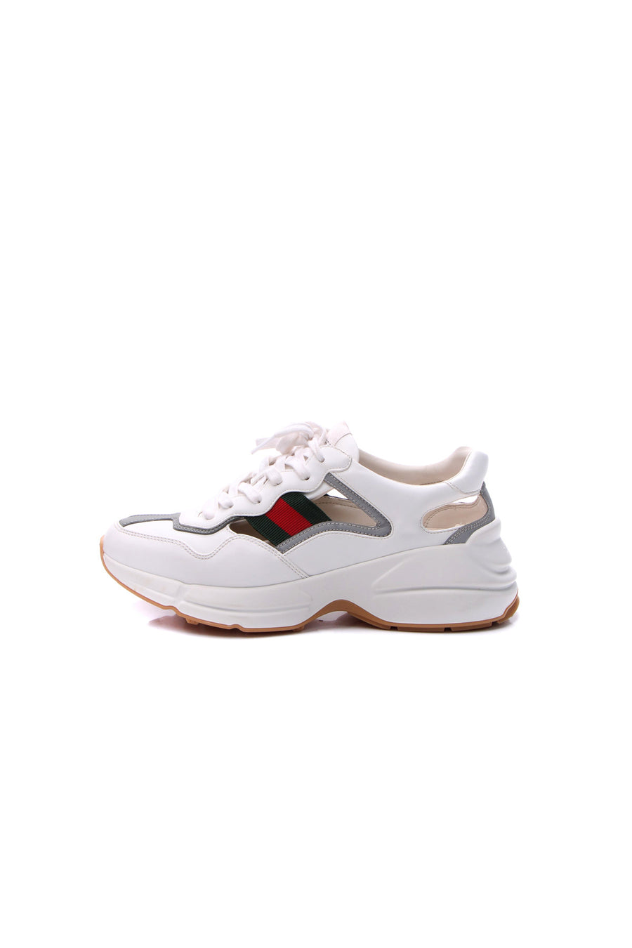 Gucci Men's Rhyton Cutout Sneakers - US Size 8.5