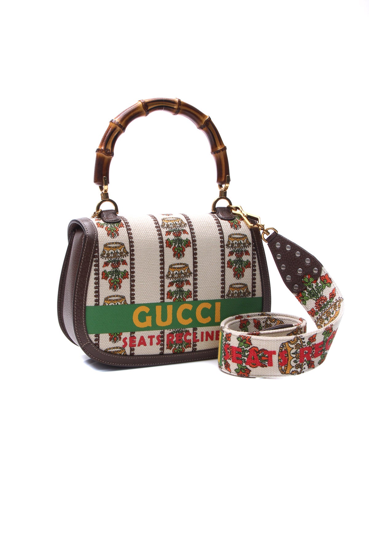 Gucci New Convertible Bamboo Handle Bag