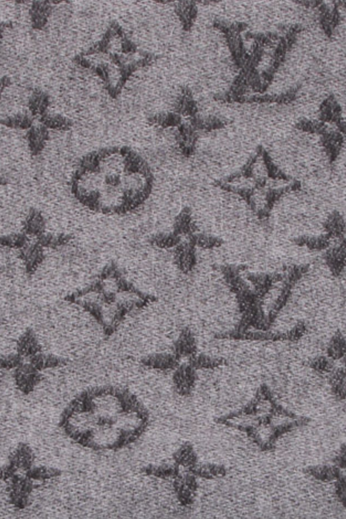 Louis Vuitton LV Monogram gradient scarf Grey Wool ref.662498