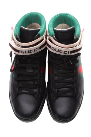 Gucci Stripe Ace High-Top Men's Sneakers - US Size 11