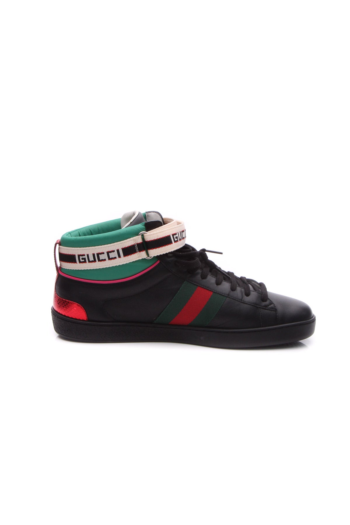 Men's Gucci GG High Top Lace Up Fashion Shoes Sneakers Size