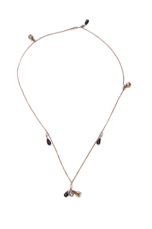 Gucci Rose Station Necklace - Aged Gold