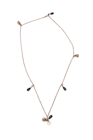Gucci Rose Station Necklace - Aged Gold