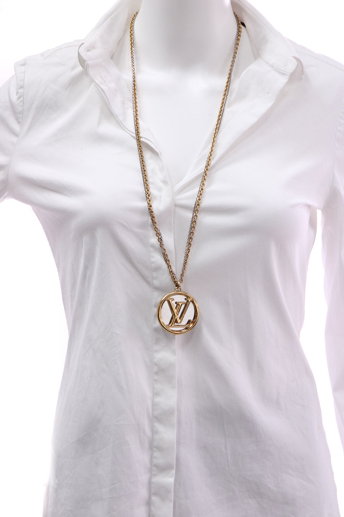 Louis Vuitton Necklace Collier Lv Eclipse M00762