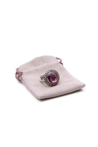 David Yurman 12mm Amethyst Cerise Ring - Size 5.25