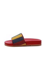 Gucci Men's Baiadera Striped Slides - US Size 9