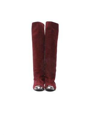 Chanel CC Over The Knee Boots - Size 38