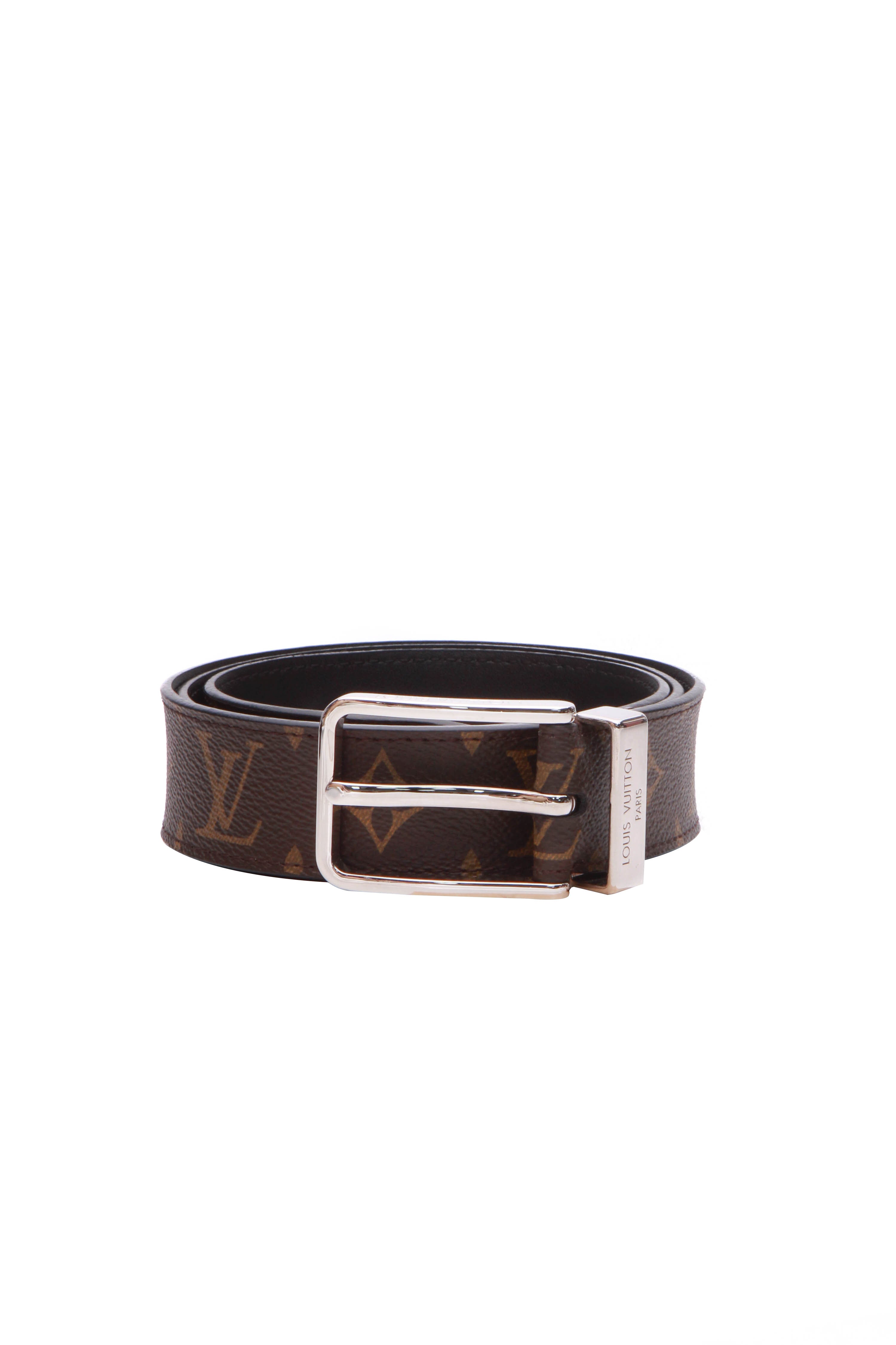 Louis Vuitton LV Initiales 30mm Reversible Belt Rose Poudre + Calf Leather. Size 85 cm